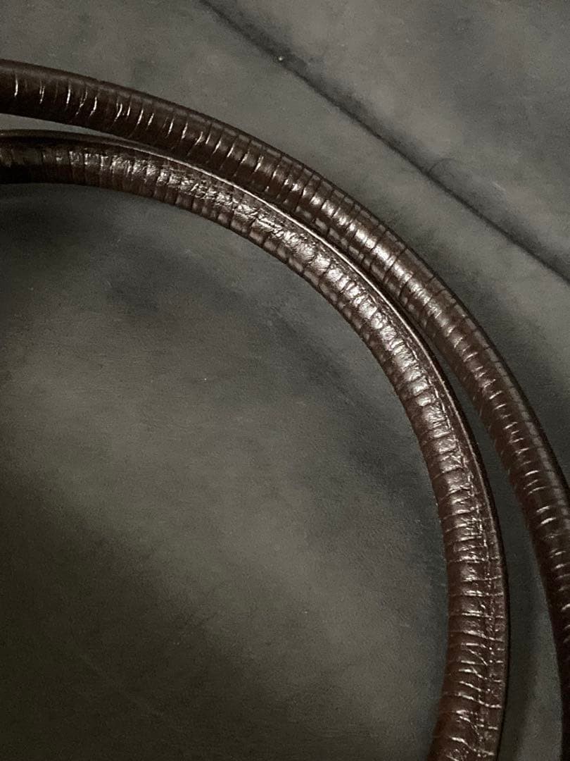 GUCCI GG PVC Tote Bag Gray Brown Leather Vintage Authentic Excellent Condition thumbnail 13