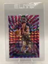 2023-24 Panini Mosaic - Pink Swirl Mosaic FOTL /18 #133 Simone Fontecchio
