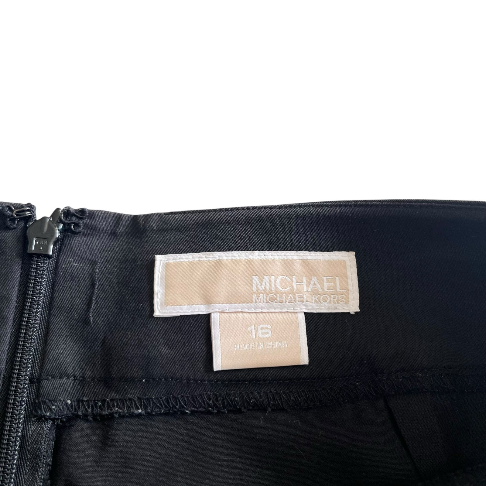 MICHAEL Michael Kors Solid Black Pencil Skirt Siz… - image 3