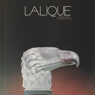 Cristal Lalique Print Ad Advertisement 9''x11'' Eagle's Head Marie-Claude Lalique