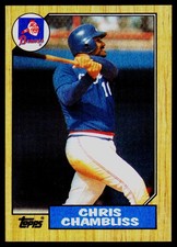 1987 Topps #777 Chris Chambliss - EX