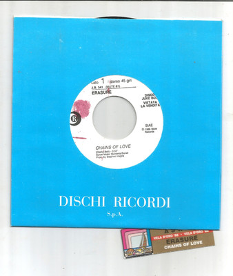 ERA SURE 7'' Italy JB-PRO 1988 ''Chains of love'' NEUWERTIG/UNBENUTZT Zustand +Erinnerungsärmel