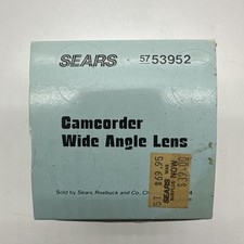 Vintage 1993 Sears Camcorder Wide Angle Lens 57-53952 Open Box  15
