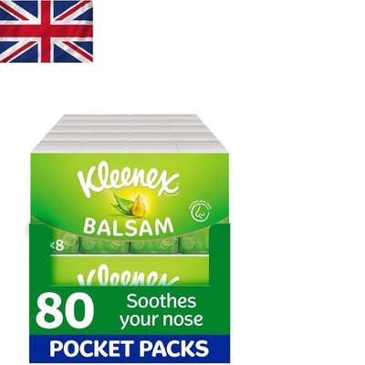 Balsam 80 Reisetücher mit beruhigendem Balsam - perfekt zur Erkältungs- & Grippepflege