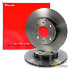 BREMBO 2x BREMSSCHEIBE Ø240 VORNE HINTEN FÜR FIAT 500 07 BRAVO 1 95-01 BARCHETTA