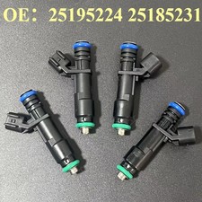 4Pcs Fuel Injectors 25195224 For 2013-2015 GM Chevrolet Spark 1.2L l4