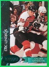 1992-93 Parkhurst Hockey / Emerald Ice Parallel #128 Eric Lindros Flyers NM