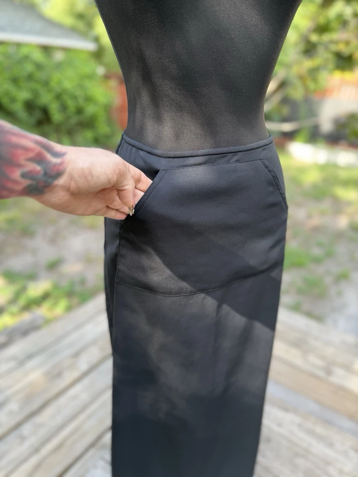 90 年代 2000 年代 Y2K Express 弹力长裙 — 第 3/4 张图片