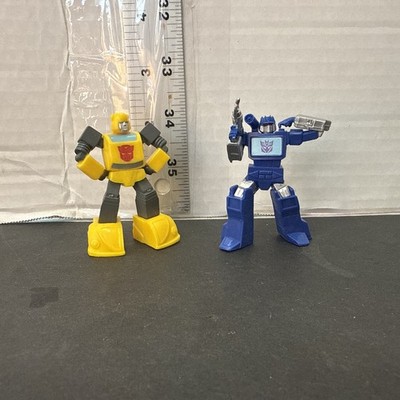 SOUNDWAVE Transformers Action Figure 2.5''-3'' by Hasbro And Bumblebee Cake topper
