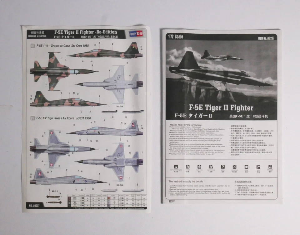 Northrop F-5E Tiger II Hobby Boss 1/72 - Immagine 4 di 4