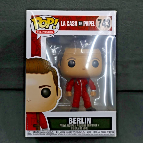 New Funko Pop Television La Casa De Papel #743 Berlin vinyl figure