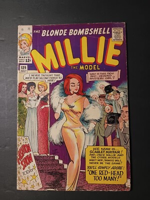 Millie the Model #129 1965 Silver Age Marvel Love Romance Stan Lee 