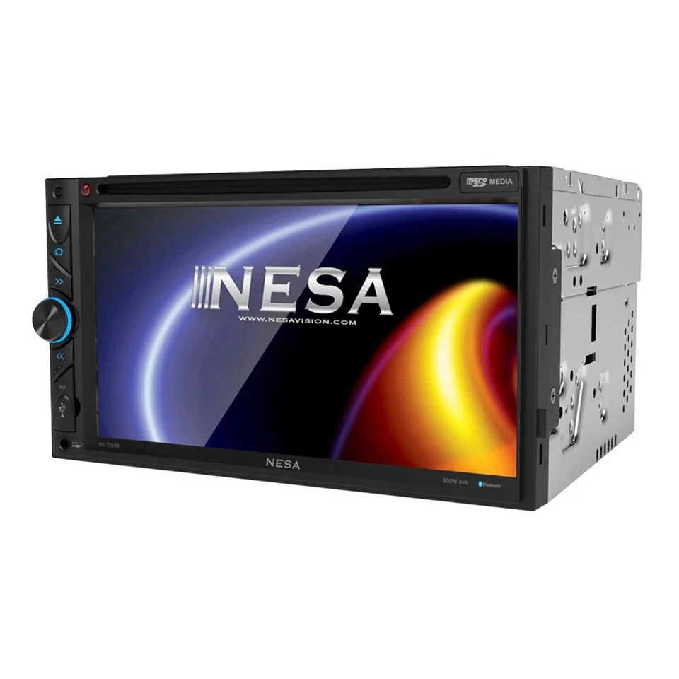 NESA NS-705NHB 7" Car Monitor 2-Din DVD Player w/Bluetooth/GPS/Android PhoneLink - Image 3 of 4