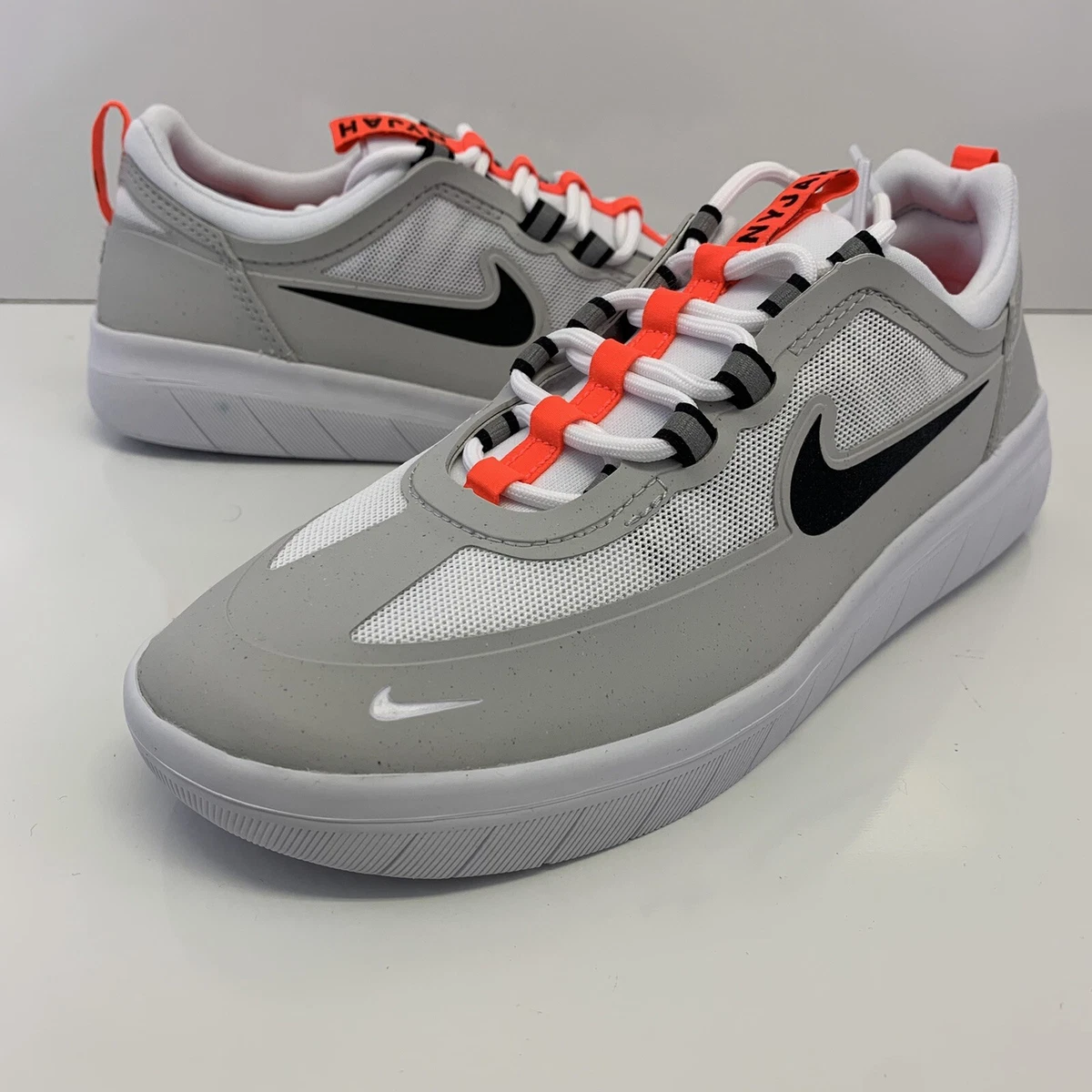 Nike SB Nyjah Free 2 Neutral Grey White Men s 5.5 Women s 7 BV2078 007 NoLid