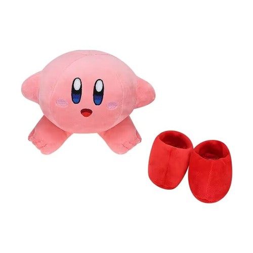 Kirby Star Allies Barefoot Big Feet Kirby Plush Doll Stuffed Toy 6 inch Gift - Afbeelding 1 van 9