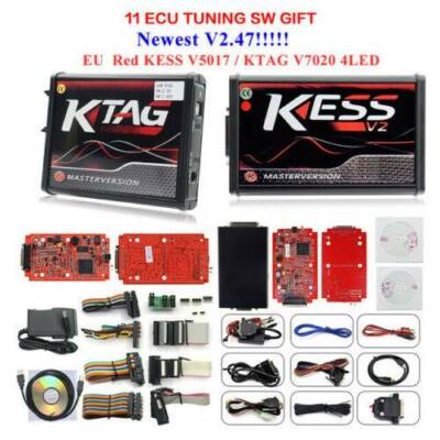Chiptuning fur KESS V2 RED Master V5.017+KTAG V7.020 ECU programmer OBD2 Online