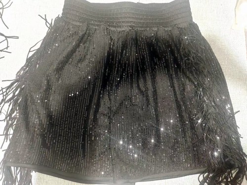 Neu Shinny Pailletten Boxershorts mit Quasten Muay Thai Shorts Kampfsport - Bild 8 von 12