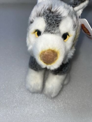 Husky Soft Plush Toy. Small 7". Pristine.With Tags. Rare. Longleat Safari Park. - Picture 2 of 5