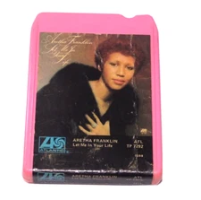 ARETHA FRANKLIN "Let Me In Your Life" 1974 8-Track tape. New pads and splice.