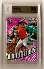Alex Bregman 2018 Donruss Dominators PINK Fireworks #D6 Beckett BGS Gem Mint 9.5