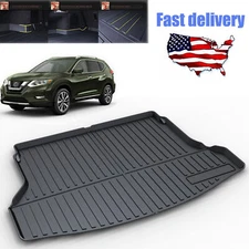 All Weather For Nissan Rogue 2014-2020 TPO Trunk Mat Rear Cargo Liner Floor Mat