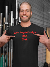 PERSONALISED TEE SHIRTS MEN'S & WOMEN'S PRINT YOUR OWN DTG / SCREENPRINTING