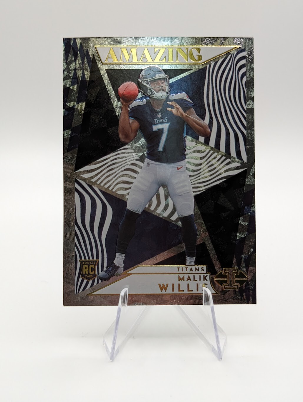 Malik Willis 2022 Panini Illusions Amazing RC #A-18 Titans