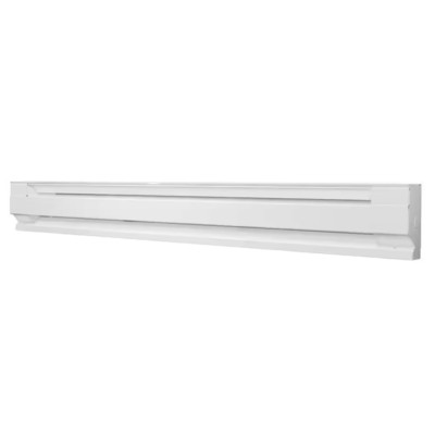 Electric Baseboard Heater White 72 In. 240/208V 1500/1125W Universal Replacement