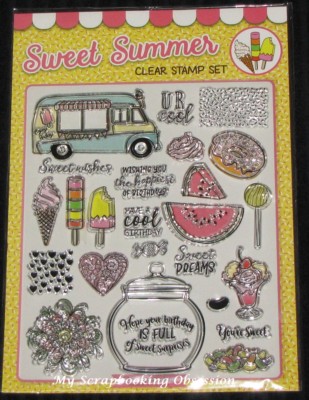 Clear Impressions Clear Stamp Set Sweet Summer 25 Stamps Card Making 3 Left Ebay