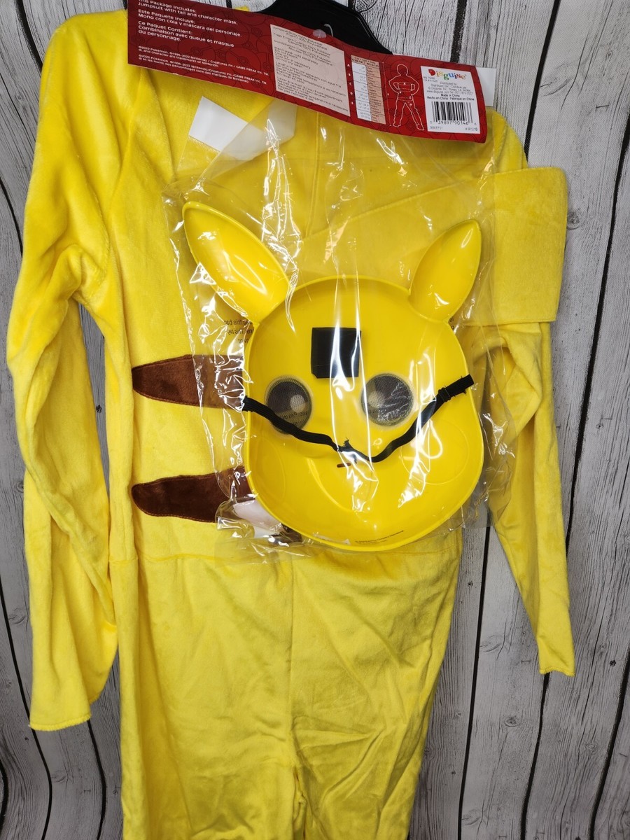 Disguise Pikachu Kostüm Für Mädchen – Klassisches Pokemon-Kostüm In Gelb, Größe L (10-12 Jahre)