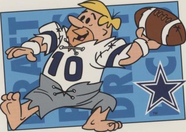 1993 CARDZ Team NFL The Flintstones Barney Rubble #6 - 1 of 2