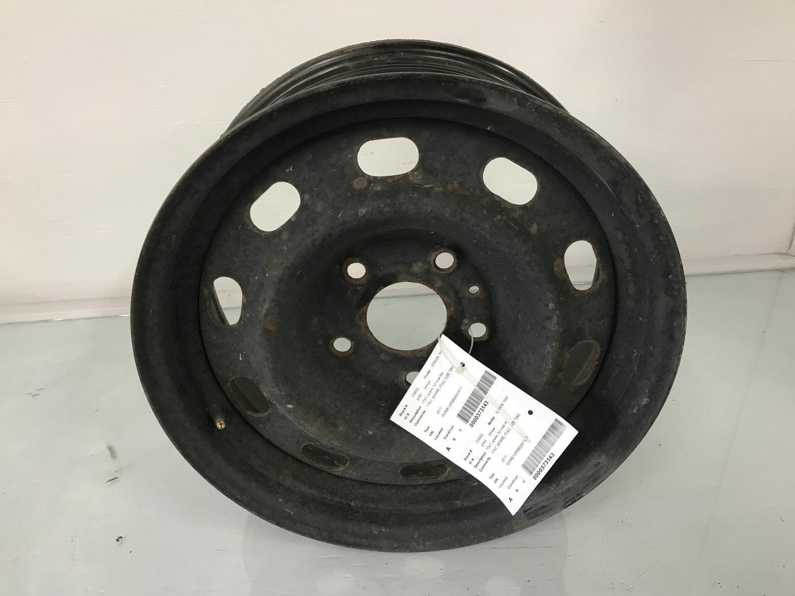 Used Spare Tire Wheel fits 2011 Ram Dodge 1500 pickup 17x7 spare full