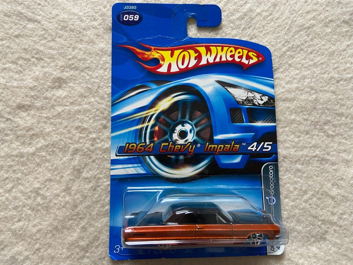 ミニカー HOT WHEELS 1964 CHEVROLET IMPALA Amazon.com: Hot Wheels Dropstars 1964 Chevy Impala #59, Gray