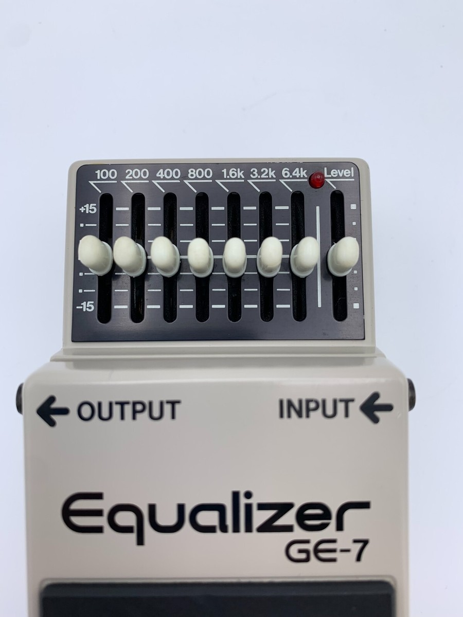 1982 BOSS GE-7 Equalizer Vintage Guitar Pedal Made in Japan