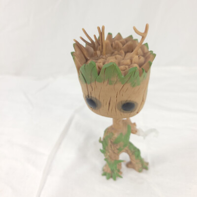 Marvel Exclusive Groot Gitd 49 Vinyl Bobble Head Glow In The Dark Hand 