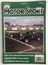 Collectable - Motor Sport Magazine - NOVEMBER 1989