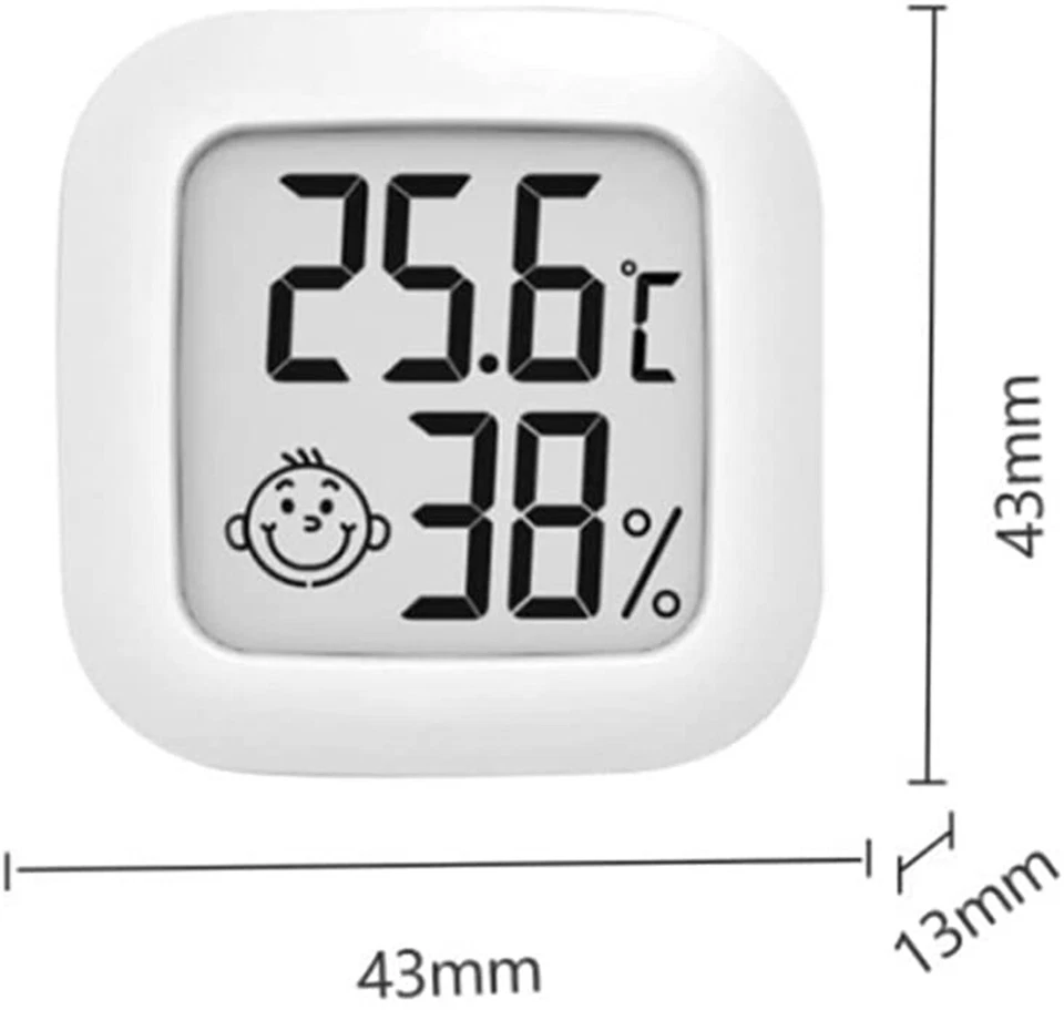 ThermoHygrometer Digital Thermometer Hygrometer Feuchtigkeit Temperaturmessgerät - Bild 4 von 4
