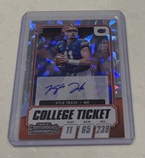 Kyle Trask Gators Contenders College Ticket Signed Cracked Ice Rookie Card! /23