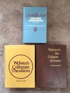 Mcgraw-Hill College Handbook Webster’s Collegiate Dictionary & Thesaurus
