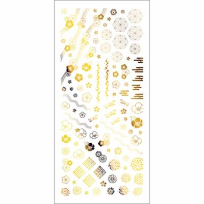 TSUMEKIRA (Tsumekira) nail seal foil Japanese Pattern Gold SG-HWG-101 1 sheet mu