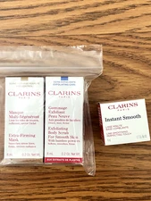 Clarins Extra Firming Mask Instant Smooth Body Scrub SAMPLES