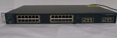 CISCO WS-C2950-12 12 Ports Fast Ethernet Networking Switch /w rack Ear EUR 129,78 - FR
