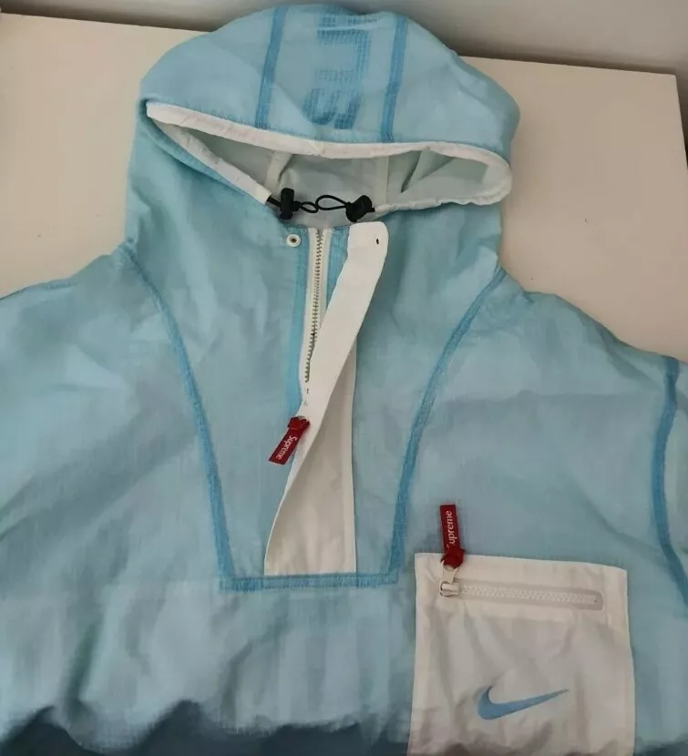 Anorak ripstop réversible FW20 Supreme x Nike Jewel bleu clair taille XL