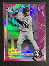 2022 Bowman Chrome 1st Fuchsia Pink Refractor Lenyn Sosa /199 #BCP-76 White Sox