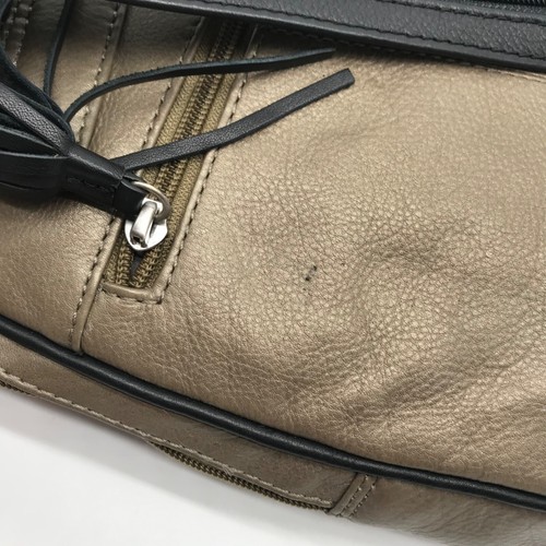 Hadaki Nola Bronze Top Shelf Leather Backpack - Picture 12 of 12