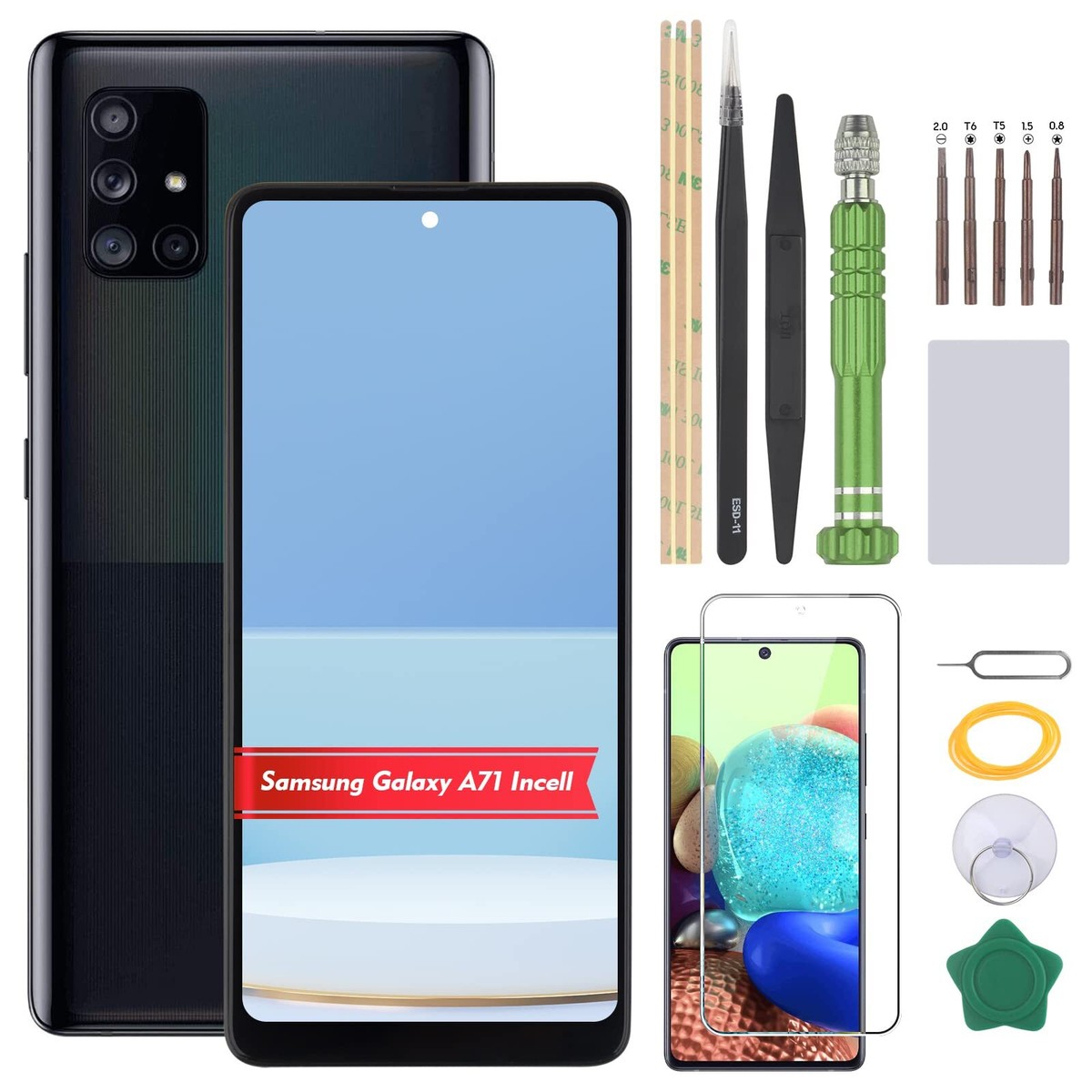 Sm A715f Screen Size A71 Replacement For Samsung Galaxy A71 A715