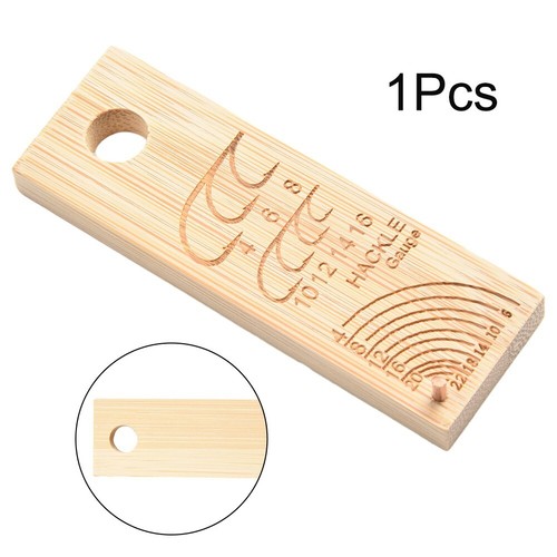 Jauge De Mesure Pour Montage De Mouches - En Bois 8g - Environ 76x25mm - Accessoire Pêche