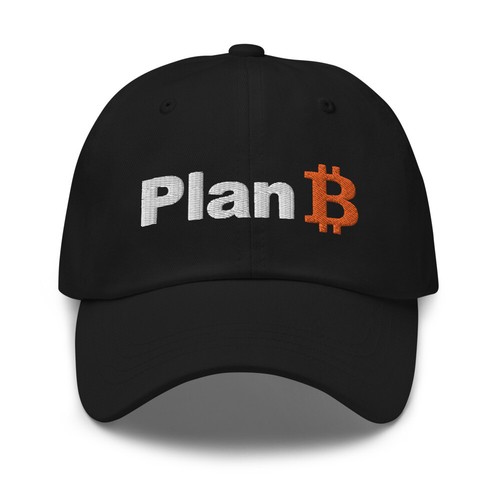 Bitcoin Plan B Embroidered Hat Cotton 