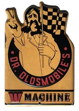 Dr. Oldsmobile W Machine Embossed Tin Sign 😀 Official GM Product 
