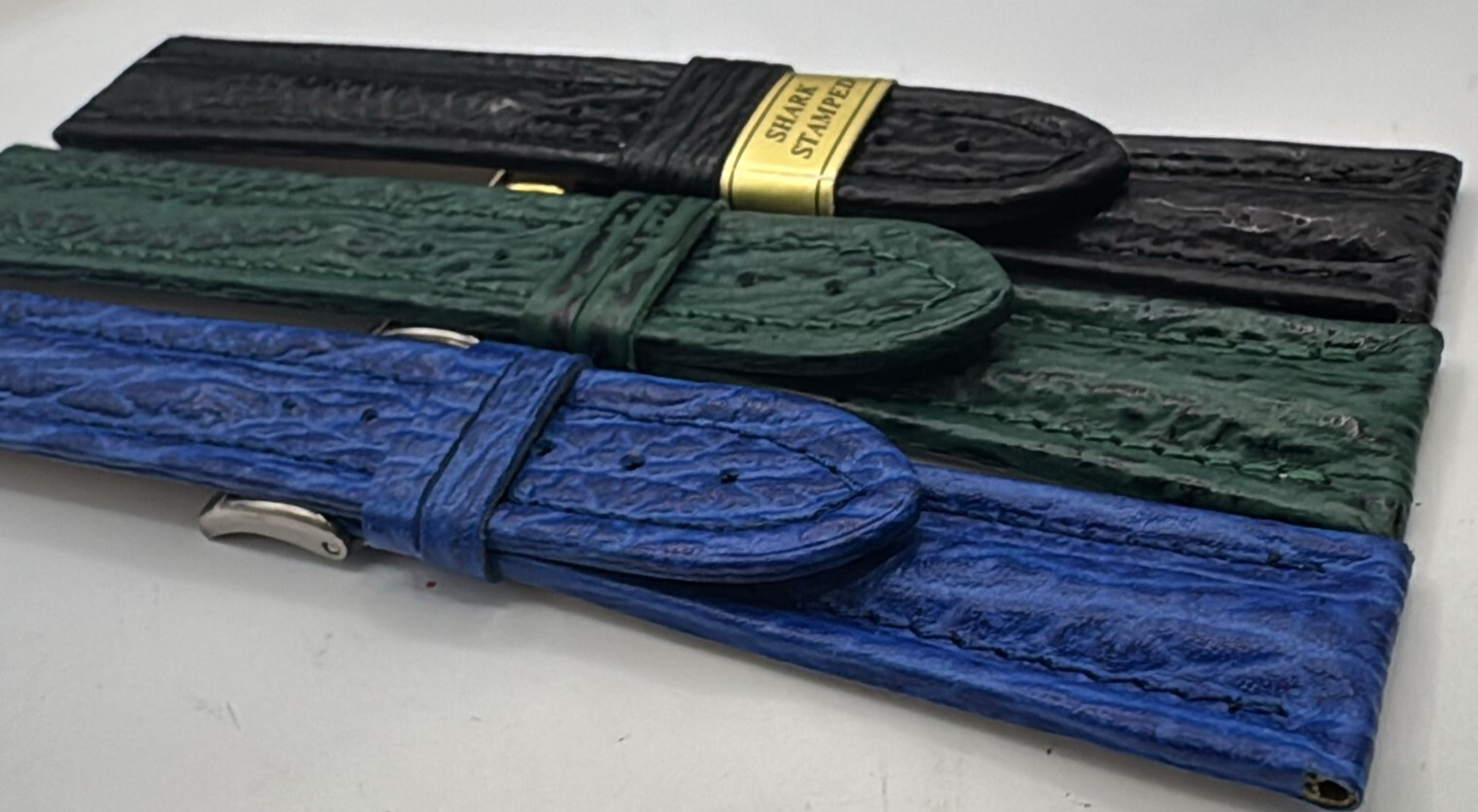 Italian Shark Print Strap 20/18mm Fits Breitling